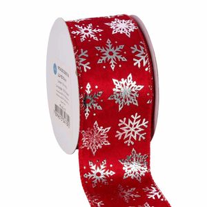 Fita Natalina Aramada Luli LU-153 63mm Rolo com 9,14 Metros