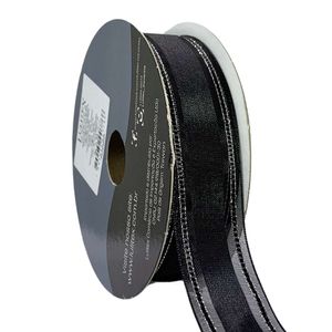 Fita de Cetim Lux Silver Lulitex 25mm Rolo com 10 Metros