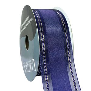 Fita de Cetim Lux Gold Lulitex 40mm Rolo com 10 Metros