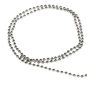 Corrente de Bolinha de Ferro Luli 2,4mm Rolo com 100 Metros