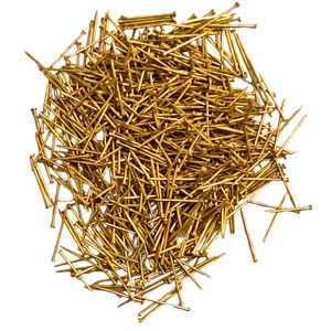 Alfinete de Latao Ouro 13mm Caixinha com 25 Gramas