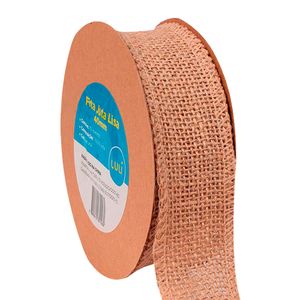Fita de Juta Luli Natural 40mm Rolo com 10 Metros