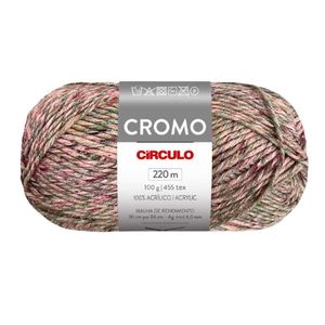 Fio Cromo Circulo Novelo com 220 Metros