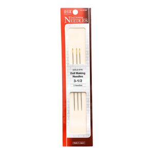 Kit Agulha para Boneca 9cm 3-1/2 Lulitex Blister com 3un