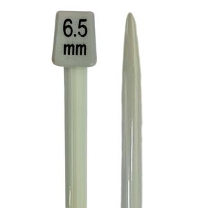 Agulha de Trico de Aluminio Luli 6,5mm com 25cm 1 Par