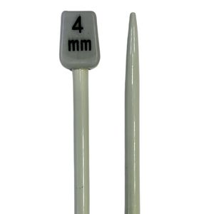 Agulha de Trico de Aluminio Luli 4mm com 25cm 1 Par
