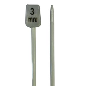 Agulha de Trico de Aluminio Luli 3mm com 25cm 1 Par