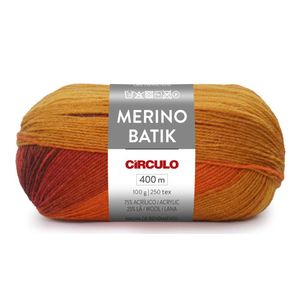 Fio Merino Batik Circulo Novelo com 400 Metros