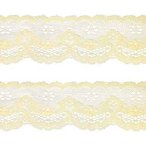 Renda de Nylon Rigida 4,3cm 12093 Aquarela Rolo com 50 Metros