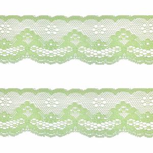 Renda de Nylon Rigida 4,3cm 12093 Aquarela Rolo com 50 Metros