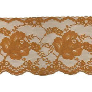 Renda de Nylon Rigida 14,3cm 12132 Aquarela Rolo com 50 Metros