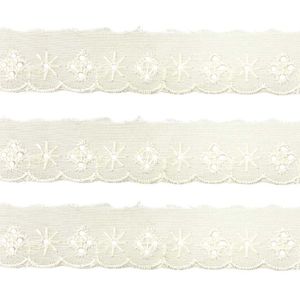 Bordado de Poliester Lulitex 2564 2,5cm Peca com 13,7 Metros