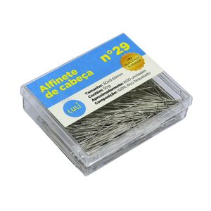 Alfinete Cabeca Nº 29 3,0cm Luli Caixa com 500 Gramas