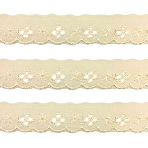 Bordado Luli 2503 Cores 2,5cm peca com 13,70m