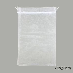 Saco de Organza Luli 20x30cm Pacote com 100un