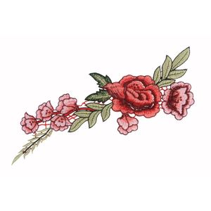Aplicacao de Flor 12x30cm GZS0453 Pacote com 5un