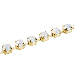 Corrente de Strass Stacal28 Pedra de 6,14mm Rolo com 10 Metros