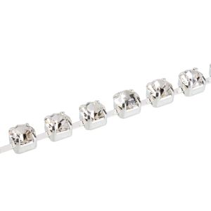 Corrente de Strass Asfour29 Pedra de 6,32mm Rolo com 10 Metros