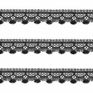 Renda Guipir Lulitex 3cm RGPES3156 Peca com 10 Metros