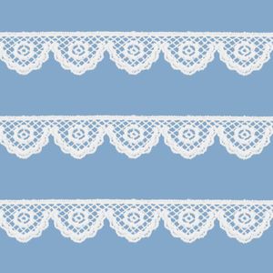 Renda Guipir Lulitex 2cm RGPE168357G1 Peca com 14,6 Metros