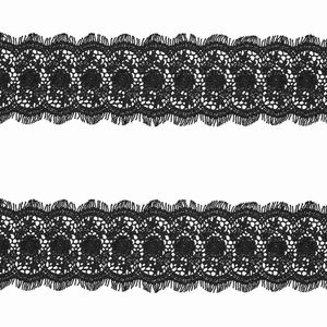 Renda Guipir Lulitex 8cm RGPE8515 Peca com 14,6 Metros