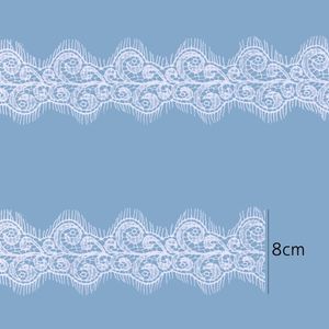 Renda Guipir Lulitex 8cm RGPEK45215 Branco Peca com 14,6 Metros