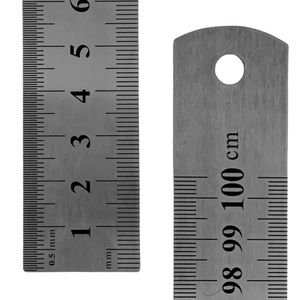 Regua de Aco Inox Luli de 100cm