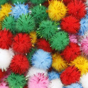 Pompom Solto com Lurex Luli 10mm Pacote com 100un
