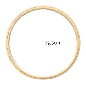 Bastidor de Madeira para Bordado Luli 29,5cm