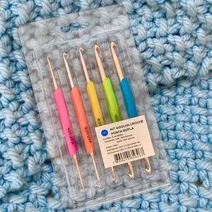 Kit de Agulhas de Croche Dupla Pacote com 5un