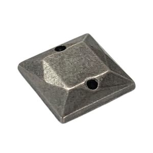 Chaton para Costura Quadrado Metal 2SQ 10mm Aquarela Pacote com 100un