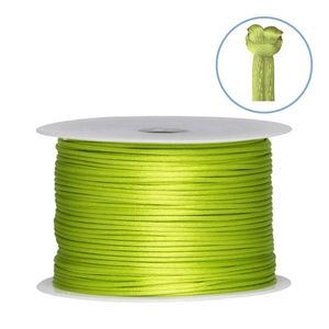 Cordao de Cetim Rabo de Rato Luli 1mm Rolo com 50 Metros