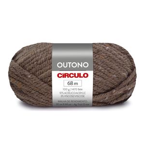 Fio Outono Circulo Novelo com 68 Metros