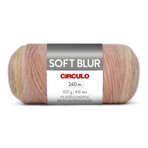 Fio Soft Blur Circulo Novelo com 240 Metros