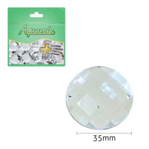 Chaton para Costura Redondo 2RC 35mm Aquarela pacote com 25un