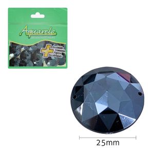 Chaton para Costura Redondo 2RS 25mm Aquarela pacote com 50un