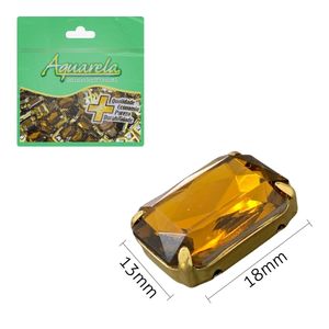 Chaton para Costura com Garra BMS 13x18mm Aquarela pacote com 500un