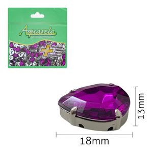 Chaton para Costura com Garra BKB 13x18mm Aquarela pacote com  500un