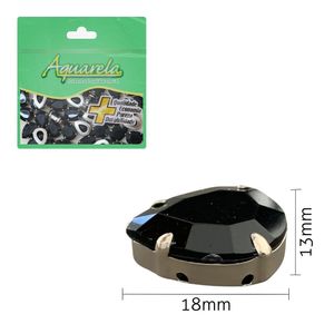 Chaton para Costura com Garra BKB 13x18mm Aquarela pacote com 50un