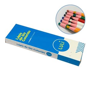 Lapis Giz para Tecido Colorido Luli Caixa com 12un