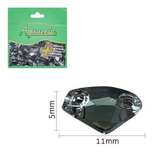 Chaton para Costura Triangular 2ISD 5x11mm Aquarela pacote com 100un