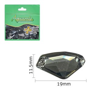Chaton para Costura Triangular 11,5x19mm Aquarela pacote com 50un