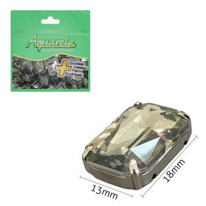 Chaton para Costura com Garra BMS 13x18mm  Aquarela pacote com 50un