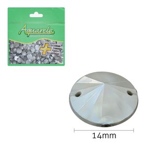 Chaton para Costura Redondo 2E 14mm Aquarela Pacote com 500un
