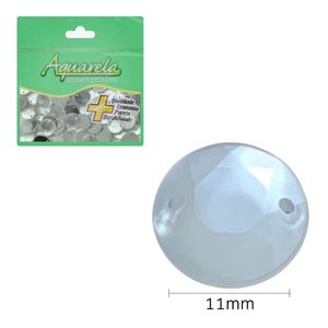 Chaton para Costura Redondo 2RS 11mm Aquarela pacote com 100un