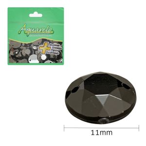 Chaton Redondo de Acrilico 2RS 11mm Aquarela pacote com 100un