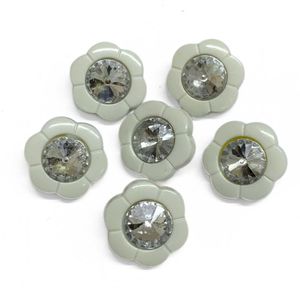 Botao de Flor BT2900 15mm Aquarela pacote com 50un