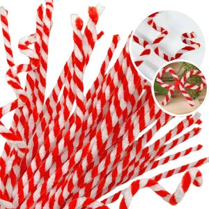 Haste de Chenille Natal 30cm Luli Pacote com 50un