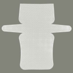 Tela Plastica para Bolsa 50,5x27cm 15 Luli
