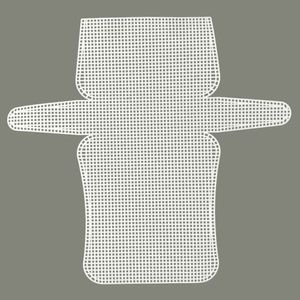 Tela Plastica para Bolsa 33,5x17cm 17 Luli